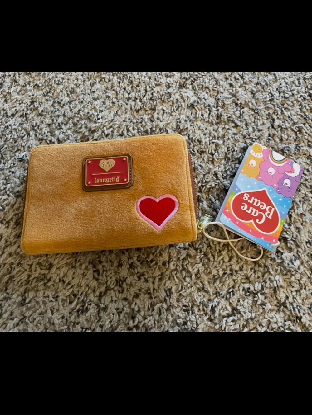 Care Bears Exclusive Tenderheart Bear Plush Cosplay Zip Around Wallet
